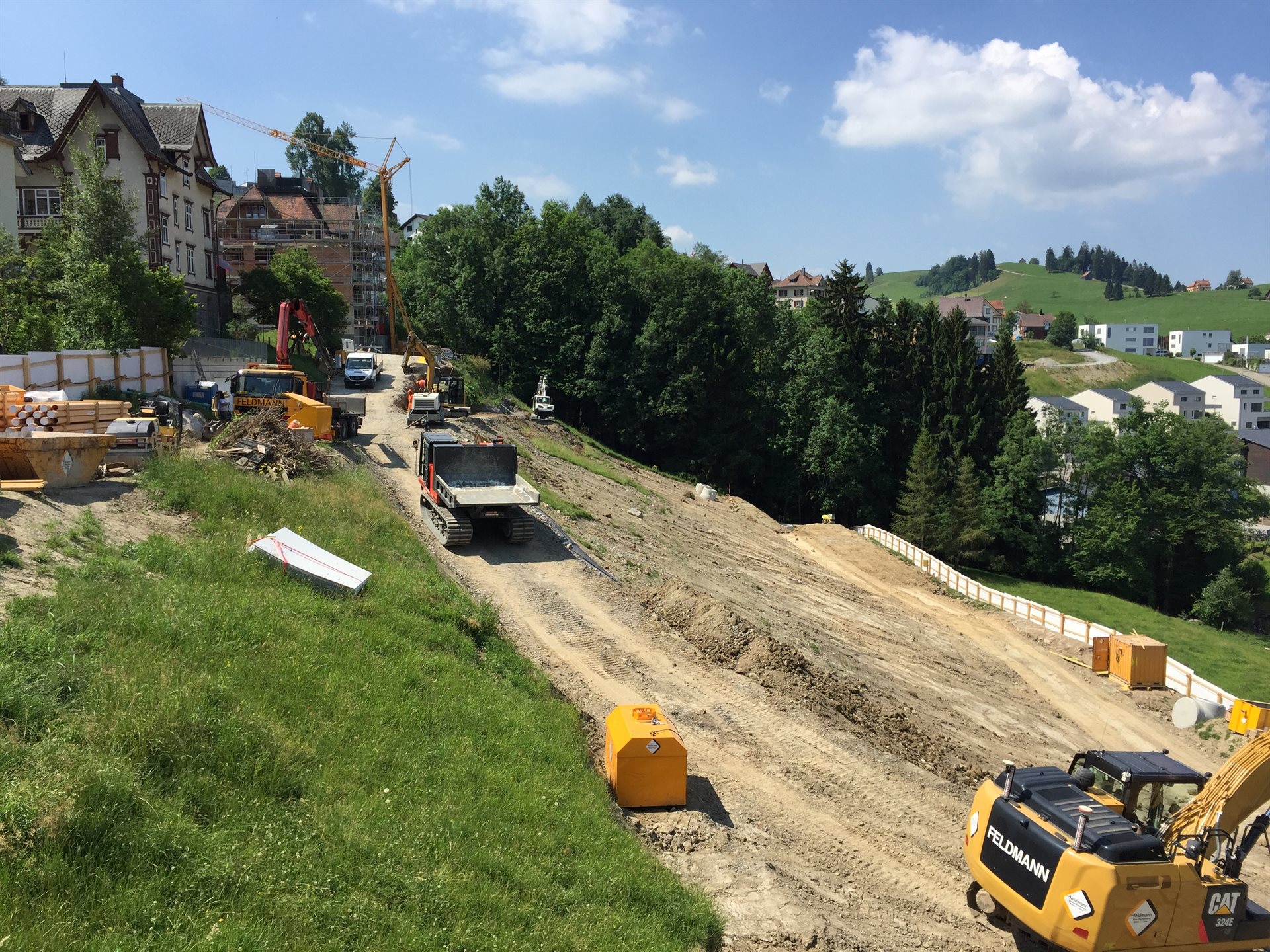 Tiefbau - Wohnüberbauung Halden, Trogen AR
